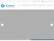 Tablet Screenshot of gtechprecision.com